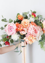 Load image into Gallery viewer, Artificial Peony Flower in Light Pink - 30" Tall
