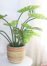 Load image into Gallery viewer, Fake Split Philodendron Leaf Plant in Pot - 36"
