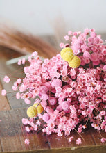 Load image into Gallery viewer, Pink Dried Floral Buttons

