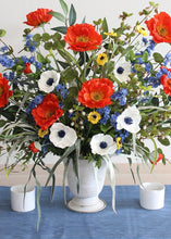 Load image into Gallery viewer, Silk Baby's Breath Flowers in Royal Blue - 19"
