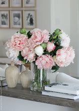 Load image into Gallery viewer, Artificial Peony Flower in Light Pink - 30" Tall
