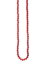 Load image into Gallery viewer, Red Fake Waterproof Berry Bead Christmas Garland - 6'
