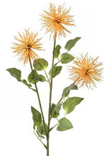 Load image into Gallery viewer, Yellow Peach Artificial Allium Spider Flowers
