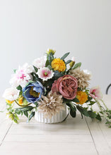 Load image into Gallery viewer, White Pink Poppy Silk Flowers
