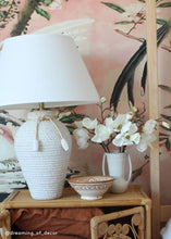 Load image into Gallery viewer, Farmhouse Ceramic Flower Vase with Handles - 7.75" Tall
