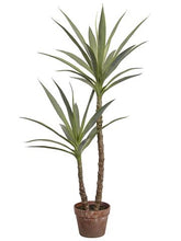 Load image into Gallery viewer, Tropical Fake Plants Yucca Tree in Pot - 44" Tall
