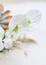 Load image into Gallery viewer, Large Artificial Anthurium in Cream White - 27" Tall
