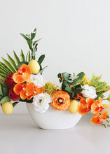 Load image into Gallery viewer, Artificial Phalaenopsis Orchids in Orange - 36"
