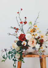 Load image into Gallery viewer, Silk Garden Dahlia in Burgundy
