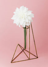 Load image into Gallery viewer, Metal Vector Geometric Vase - 9.25" Tall
