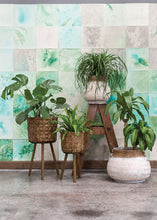 Load image into Gallery viewer, Woven Basket Plant Stand - 21.5" Tall
