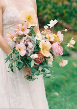 Load image into Gallery viewer, Peach Silk Poppy Flower
