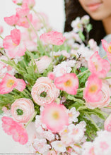 Load image into Gallery viewer, Silk Ranunculus in Pink Cream - 13"
