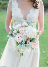 Load image into Gallery viewer, Pink Cream Artificial Lilac Flower
