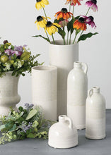 Load image into Gallery viewer, Set of 3 Ceramic Stoneware Jugs - 4-9.75" Tall
