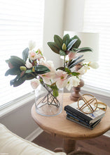 Load image into Gallery viewer, Artificial Magnolia Leaf Spray in Dark Green - 35" Tall
