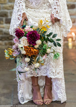 Load image into Gallery viewer, Silk Rose in Beige - 21.5" Tall
