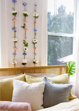 Load image into Gallery viewer, Anemone Silk Flower in Cream with Black Center - 17.5&quot;

