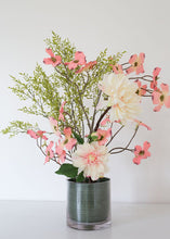 Load image into Gallery viewer, Artificial Caspia Flower in Light Green 28&quot;
