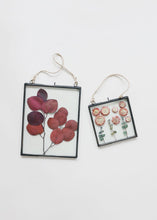 Load image into Gallery viewer, Hanging Pressed Glass Floating Frame - 10.5" Tall x 8" Wide
