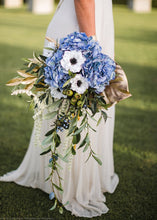 Load image into Gallery viewer, White Silk Anemone - 14.5"
