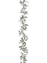 Load image into Gallery viewer, Artificial Flocked Seeded Eucalyptus Leaf Garland - 6'
