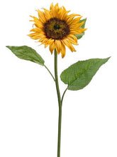 Load image into Gallery viewer, Fake Sunflower in Golden Yellow - 6" Bloom
