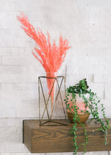 Load image into Gallery viewer, Geometric Metal Flower Vase - 8.5" Tall
