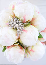 Load image into Gallery viewer, Artificial Flower Peony Bud in Cream - 18" Tall
