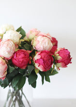 Load image into Gallery viewer, Artificial Flower Peony Bud in Fuchsia - 18" Tall
