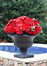 Load image into Gallery viewer, Indoor/Outdoor Water Resistant Artificial Poinsettia Bush in Red
