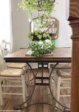 Load image into Gallery viewer, Silk Flowers Hydrangea Bush in Green Cream
