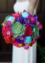 Load image into Gallery viewer, Sweet Pea Fake Flower in Fuchsia

